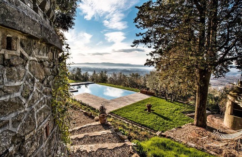 Loro Ciuffenna Villa | Maison de vacances privée avec piscine privée, climatisation, WIFI, TV, patio, animaux admis