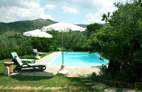 Castiglion Fiorentino Villa | Maison de vacances privée avec WIFI, piscine privée, climatisation, TV, près de Arezzo