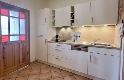 Altharlingersiel Appartement | Wonderful Gulfhof:45sqm apartment Lütt Stuuv for 3 persons, terrace & garden
