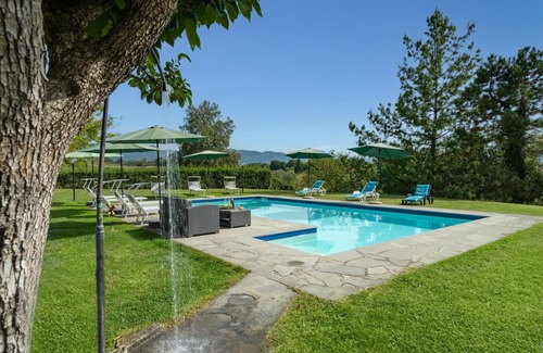 Borgo San Lorenzo Villa | Belle maison de vacances privée avec WIFI, climatisation, piscine privée, TV, patio, animaux admis