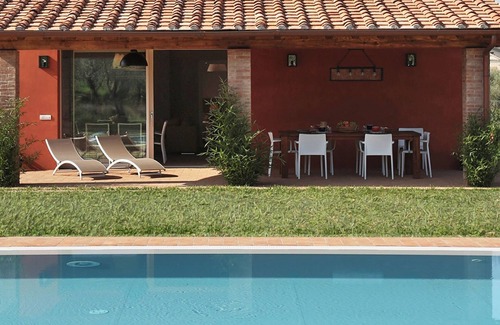 Colle di Compito Villa | Maison de vacances privée avec climatisation, piscine privée, WIFI, TV, véranda, près de Lucques