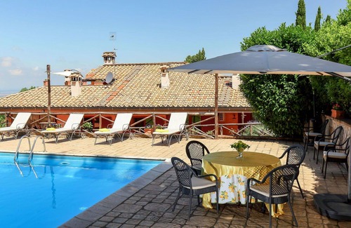 Monte Compatri Villa | Maison de vacances privée avec climatisation, WIFI, piscine privée, TV, patio, vue panoramique