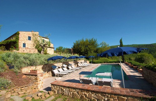 Pergine Valdarno Villa | Belle maison de vacances privée avec climatisation, piscine privée, WIFI, TV, près de Arezzo
