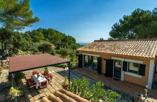 Urbanitzacio Es Verger Maison | Maison de vacances privée avec climatisation, WIFI, piscine privée, TV, patio, vue panoramique