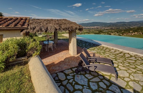 Arezzo Villa | Maison de vacances privée avec climatisation, WIFI, piscine privée, TV, patio, vue panoramique
