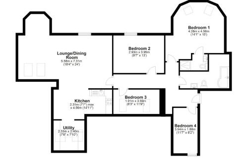 Writtle Appartement | Writtle Massive 4 Bedroom Apartment with Parking In Gorgeous Countryside Location & Short Drive to Chelmsford City Centre Contractors Welcome