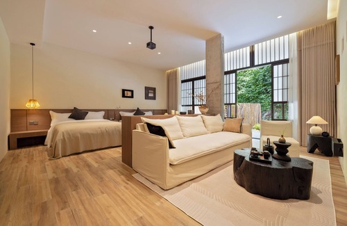Qingxin Xian Hôtel | Xiyang Yishan Quiet Private Onsen Country Style Vacation Courtyard