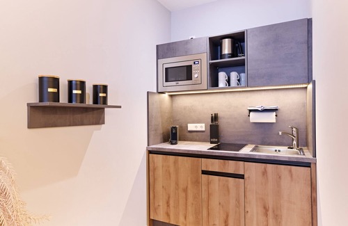 Schafhof Appartement | Studio-Salle de bain privée séparée-Sofa-de Luxe