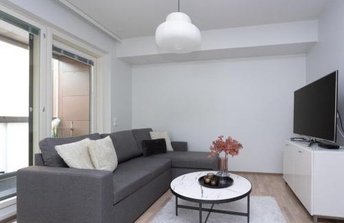 Downtown Kuopio Appartement | Ydinkeskustan uusi kahden makuuhuoneen huoneisto, sauna ja 2 wc