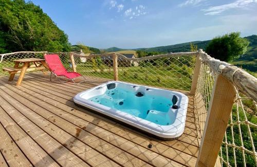 Saint-Beauzely Maison | Yourte 2-4 personnes avec SPA