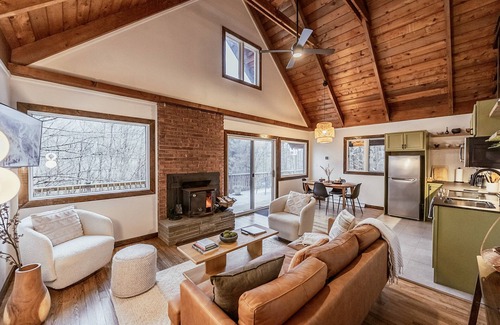 Denver Cabine | Zen Japanese Catskills Cabin, w/ Fire pit, Fireplace, Tatami, 15min to Belleayre