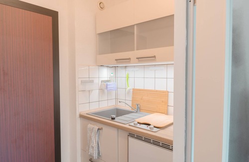 Gross Buchholz Copropriété | Zentral nah MHH Terrasse Komfort - 1-Zimmer-Apartment Boxspringbett, Schlafsofa
