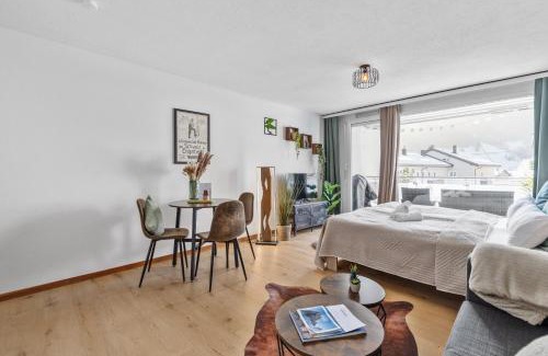 Engelberg Appartement | Zentrales Studio mit mega Bergblick, Titlis, Luzern, Lake, Kurpark