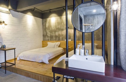 Tangkou Town Lit Et Petit-Déjeuner | Zero Five One Seven Inn