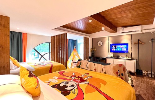 Zhuhai Chimelong Lit Et Petit-Déjeuner | Zhuhai Yujia Boutique Homestay