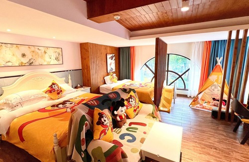 Zhuhai Chimelong Lit Et Petit-Déjeuner | Zhuhai Yujia Boutique Homestay