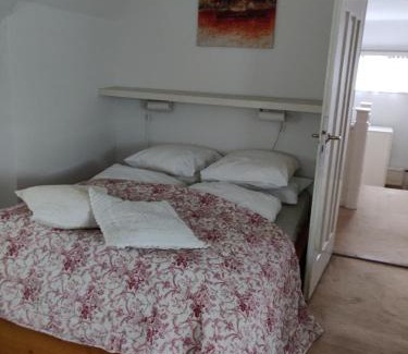Wassenaar Appartement | Zit slaapkamer op de 2e etage in een rietgedekte villa met gedeelde douche en keuken