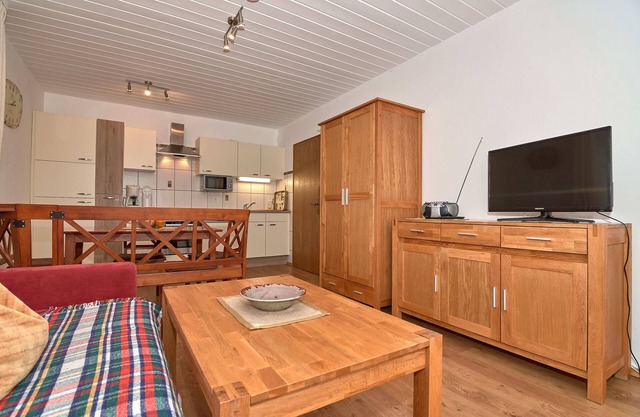 03 Ferienwohnung Maria Eck für 4 Personen. 45 qm. 1 Wohnraum, 1 Schlafzimmer, Terrasse
