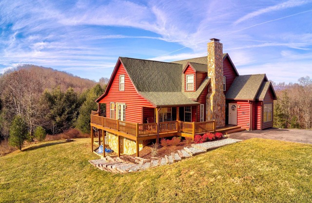 1/2 Mi to River: Spacious Blue Ridge Gem w/ Views!