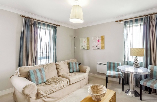 A stunning apartment resting on Northern Coast with balcony with outdoor furniture.