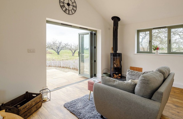 Surrounded by fruit trees in this quiet rural part of Essex, is this beautiful holiday hideaway.