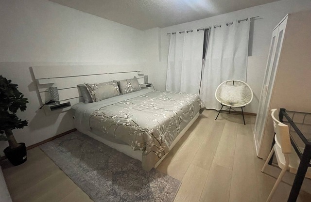 1 bedroom Basement Suite with king bed