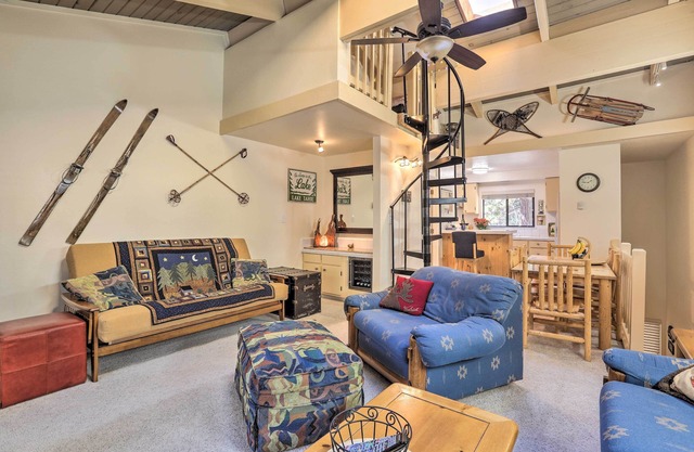 1 Mi to Beach: Incline Village Condo w/ Rafts!