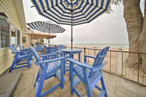 1 Mi to Presque Isle Waterfront Lake Erie Cottage