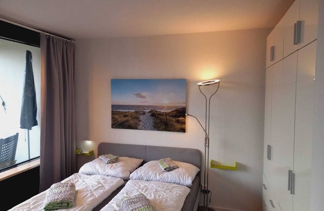 1 chambre-Whg., Emplacement plage, vue panoramique, WiFi, 33m², balcon de 8 m²
