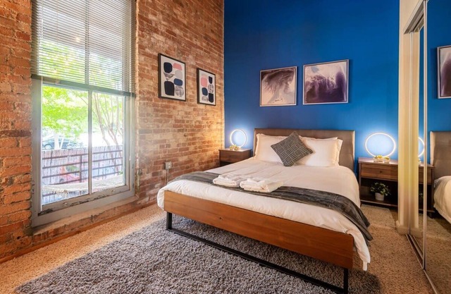 100 Year-Old Historic Brick 2BR Loft -Large Patio1