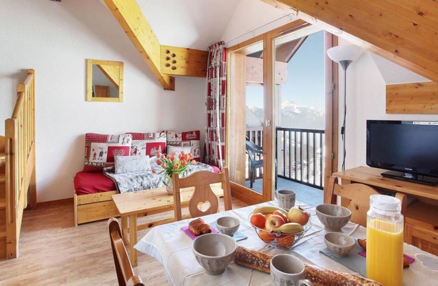 Wifi, à 100m des remontées, balcon, parking, télévision, casier à ski, 37-45m²