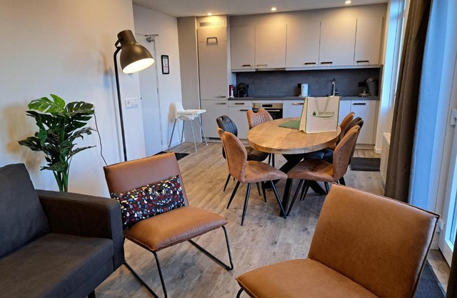 107,5 Nieuw appartement met sauna