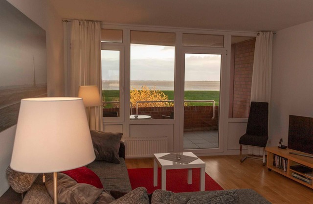 129 Südstrand Nordsee FEWO - 129 Vivre sur la plage sud avec vue sur la mer
