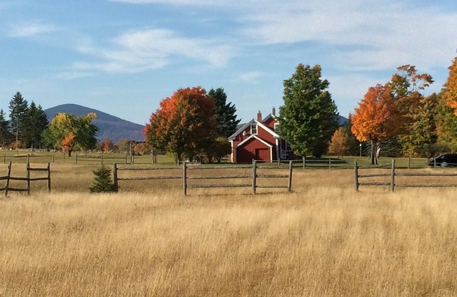 1840 Ferme Sur 90 AC. Avec de beaux jardins, vue sur la montagne, Sauna