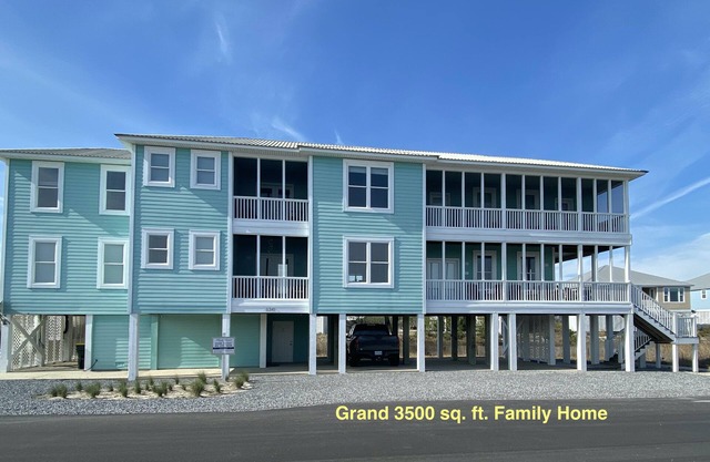Lg Hm W / GulfViews - 60 sec. to Boardwalk, 6 Porches, Ascenseur, 2 piscines, Tennis