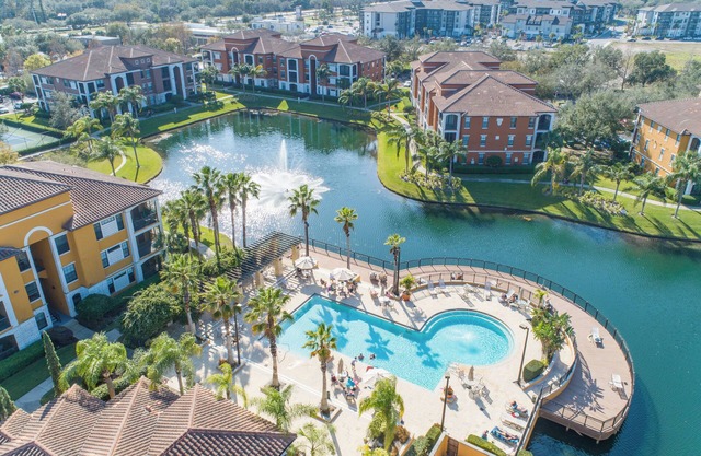 2/2 Condo in Gated Community with resort pool, tennis courts and fitness gym.
