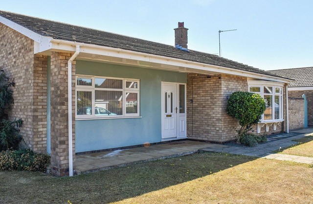 Suffolk’s stunning coastline is only a short walk away from this delightful bungalow.
