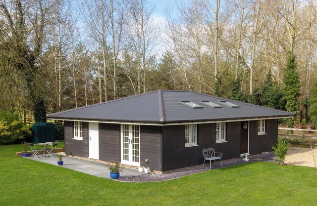 Standing detached, in a perfect location for small family, friends and couple gatherings.
