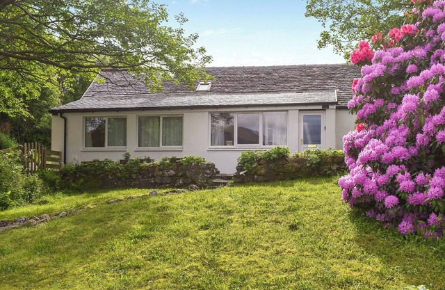 The open plan living space has wonderful views from the dining room and master bedrooms.
