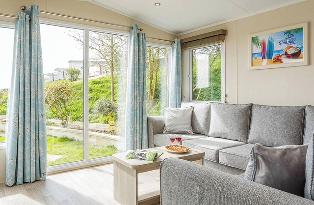 Grab a cosy getaway in the Lundy 2, ideal lodge for a get-away-from-it-all holiday.