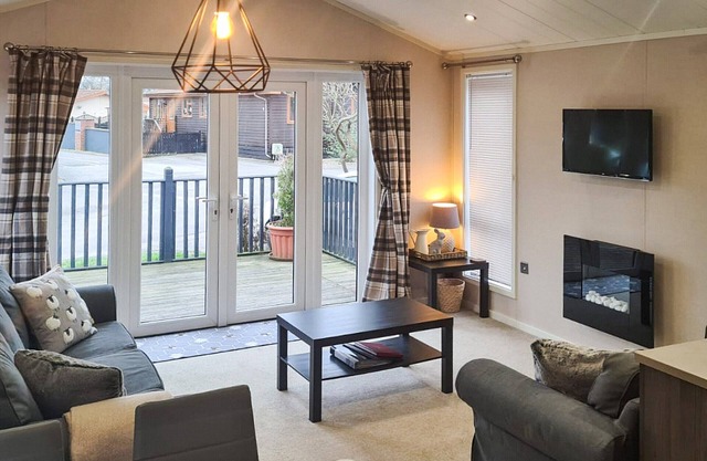 You are sure to love the lodges on this lodge park.