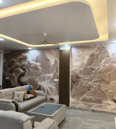 2 BHK Dreamy Nest Near Expo Mart For 4 Guests