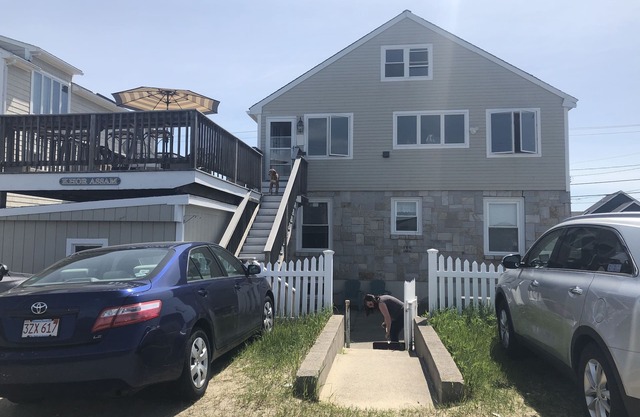 2 BR / 1. 5 salles de bain, deuxième étage Beach House Apt w / vue imprenable sur la baie et couchers de soleil