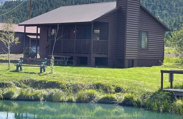Cabine 2BR / 1BA sur la rue Main à Greer / Stocked Trout Pond! 145 $ par nuit