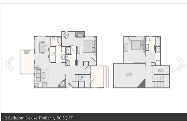 Cabine en bois 2 BR, 2 B