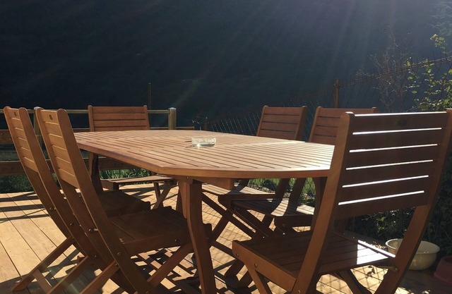 Maison 2* avec terrasse et vue panoramique sur la vallée de LUZ SAINT SAUVEUR