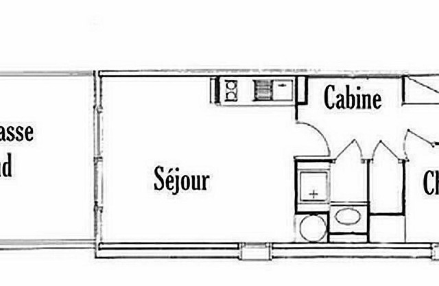 200m from resort center, Ground floor, terrace, tv, ski locker, 30m², Les Saisies