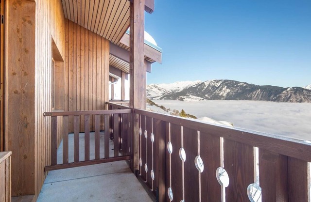 200m du centre station, balcon, parking, télévision, casier à ski, 55m², Valmorel