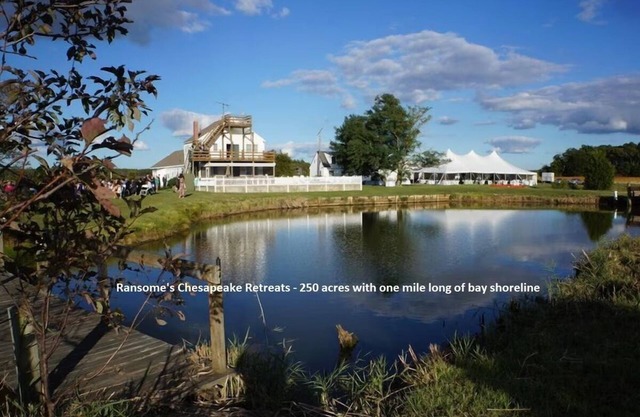 5 * Eastern Shore Chesapeake Bay Front Estate Vacances / Réunions / Mariages pour 40 personnes