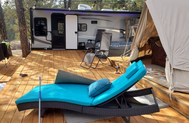 RV de 25 pies, 'Sport' @EvansCliff, jacuzzi!, Vistas del cañón del acantilado para morirse!